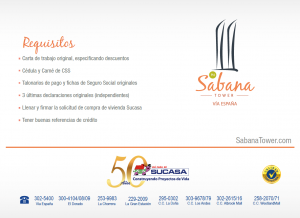 sabana towers requisitos
